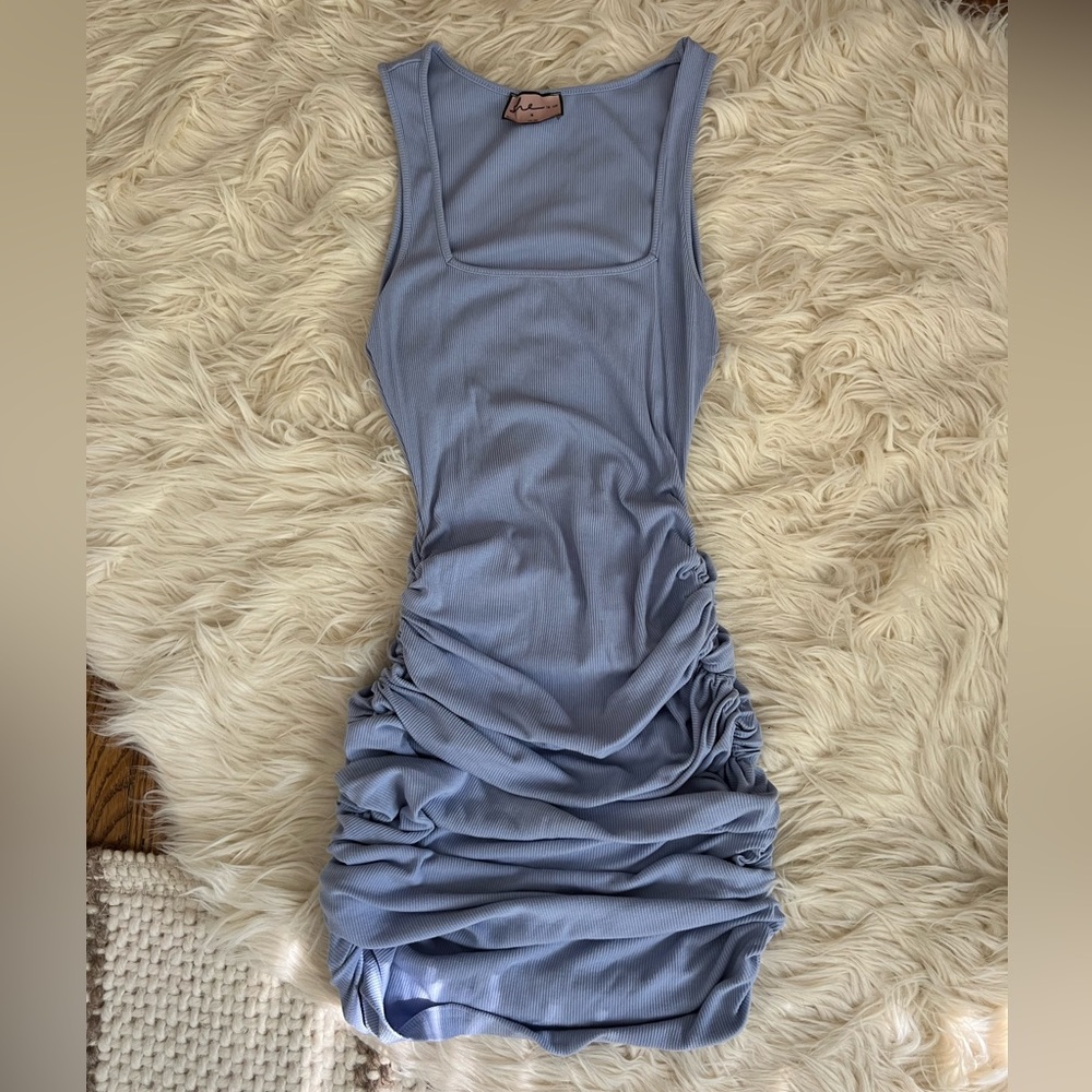 Purple/ periwinkle body on dress